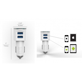 LDNIO 2PORT CAR CHARGER 3.4A DL-C29 MICRO