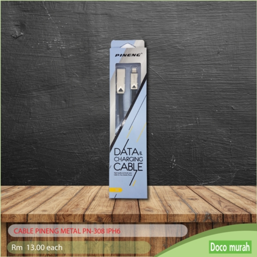 CABLE PINENG METAL PN-308 IPHONE 