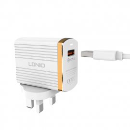 LDNIO FAST CHARGER QC 3.0 A1302Q MICRO