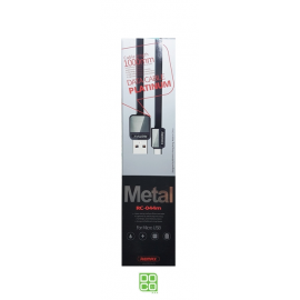 CABLE REMAX METAL RC-044m MICRO (BLK)
