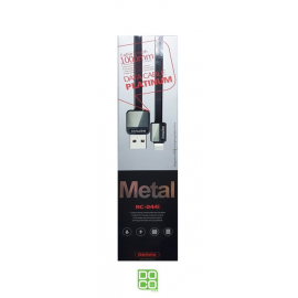 CABLE REMAX METAL RC-044i IPH6 (BLK)