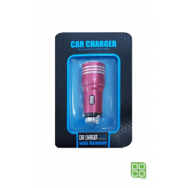 IN CAR CHARGER CP HAMMER (RED)