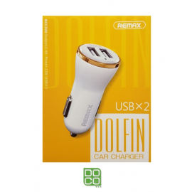 IN CAR CHARGER REMAX DOLFIN 2USB RCC206 (GOL)