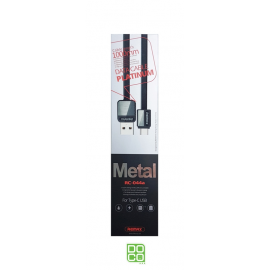 CABLE REMAX METAL RC-044a TYPE-C (BLK)