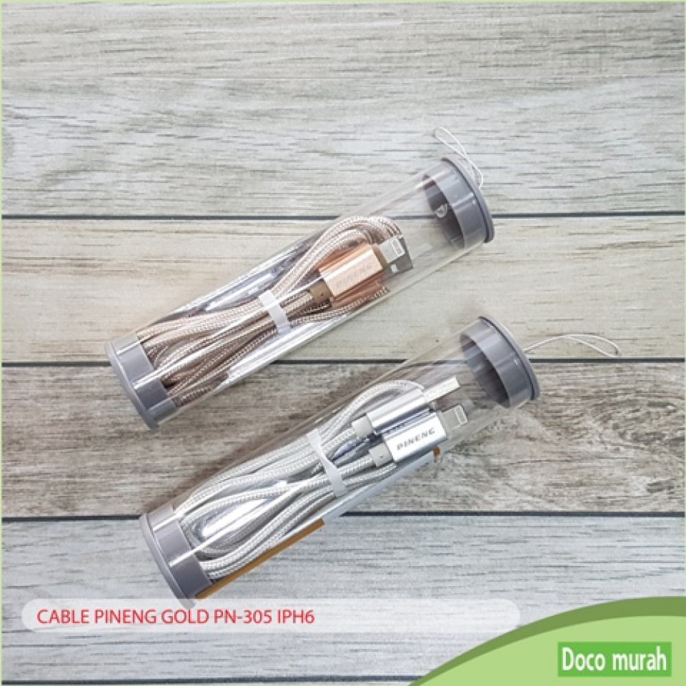 CABLE PINENG GOLD PN-305 IPHONE  (SIL)
