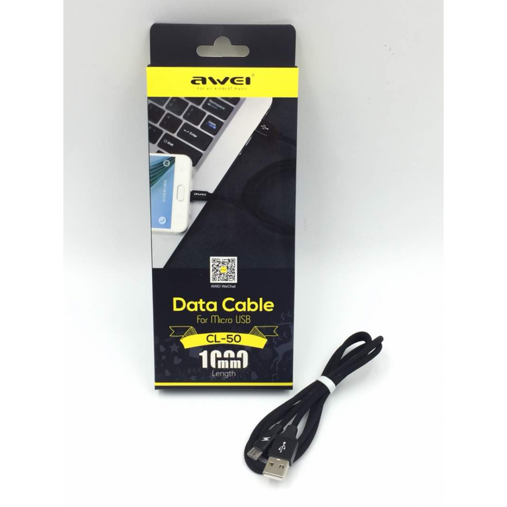 CABLE AWEI CL50 MICRO (BLK)