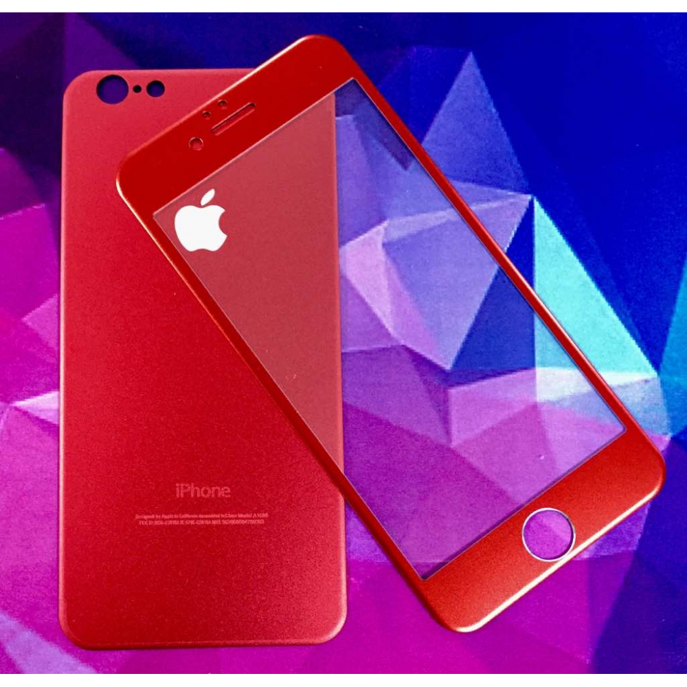 GLASS TITANIUM ALLOY IPHONE 6 (RED)