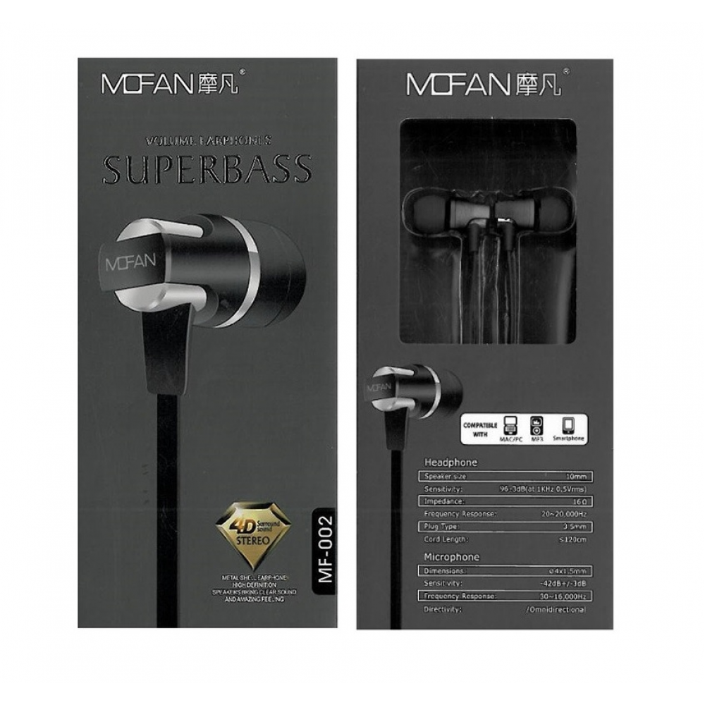 HANDSFREE MOFAN MF002 (BLK)