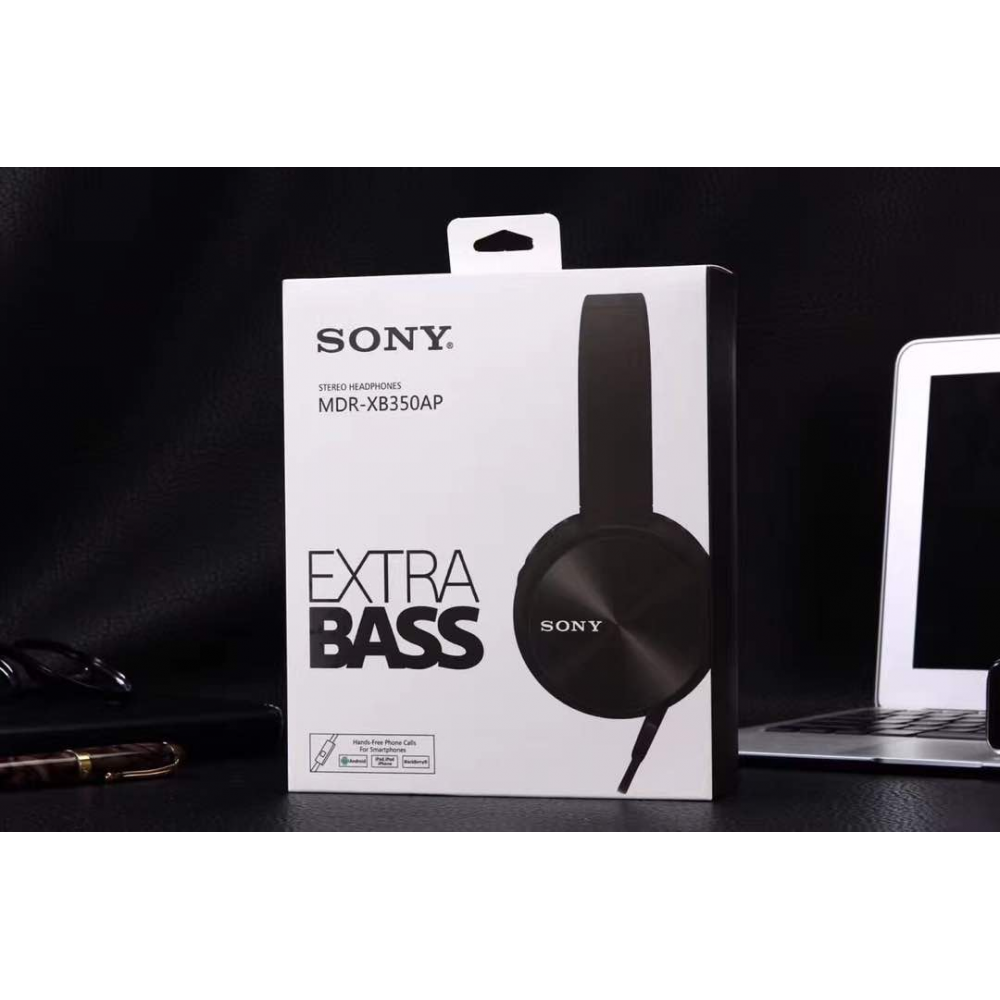 HEADPHONE SONY MDR-XB350AP (BLK)