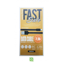 CABLE REMAX FAST DATA PRO RC-129i IPH6 (BLK)
