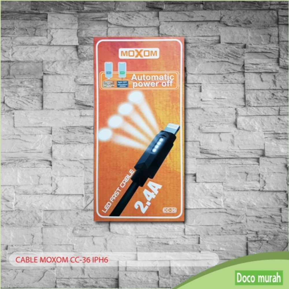 CABLE MOXOM CC-36 IPH6 (BLK)