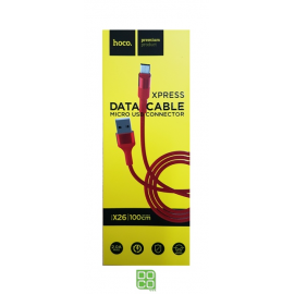 CABLE HOCO X26 MICRO (RED)