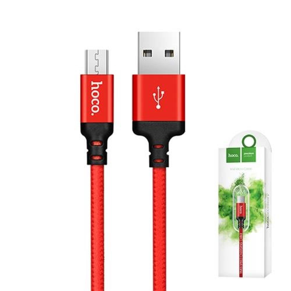 CABLE HOCO X14 MICRO (RED)