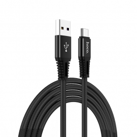CABLE HOCO X22 TYPE-C 5A (BLK)