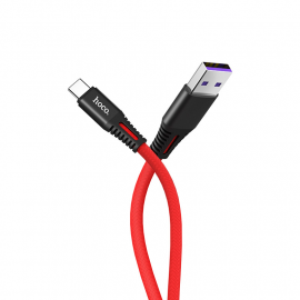 CABLE HOCO X22 TYPE-C 5A (RED)