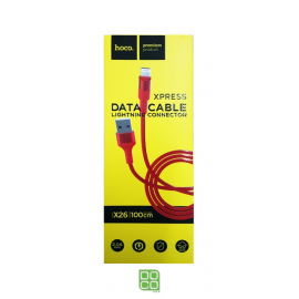 CABLE HOCO X26 IPH6 (RED)