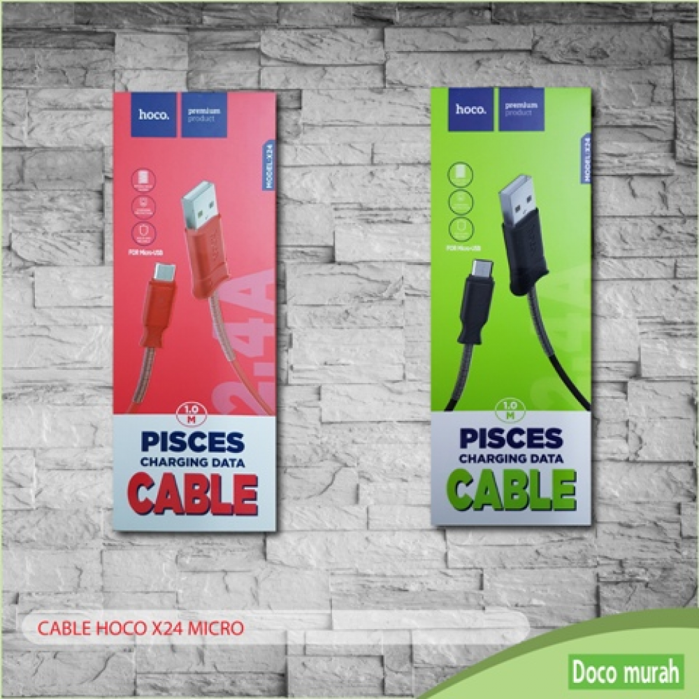 CABLE HOCO X24 MICRO (RED)