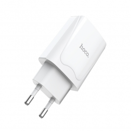 T.CHARGER HOCO DUAL PORT (EU) C52A (WHT)