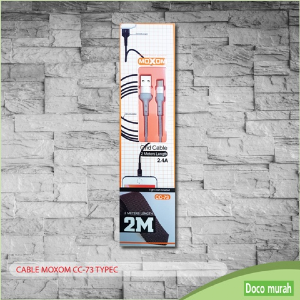 CABLE MOXOM CC-73 TYPE-C (GRY)
