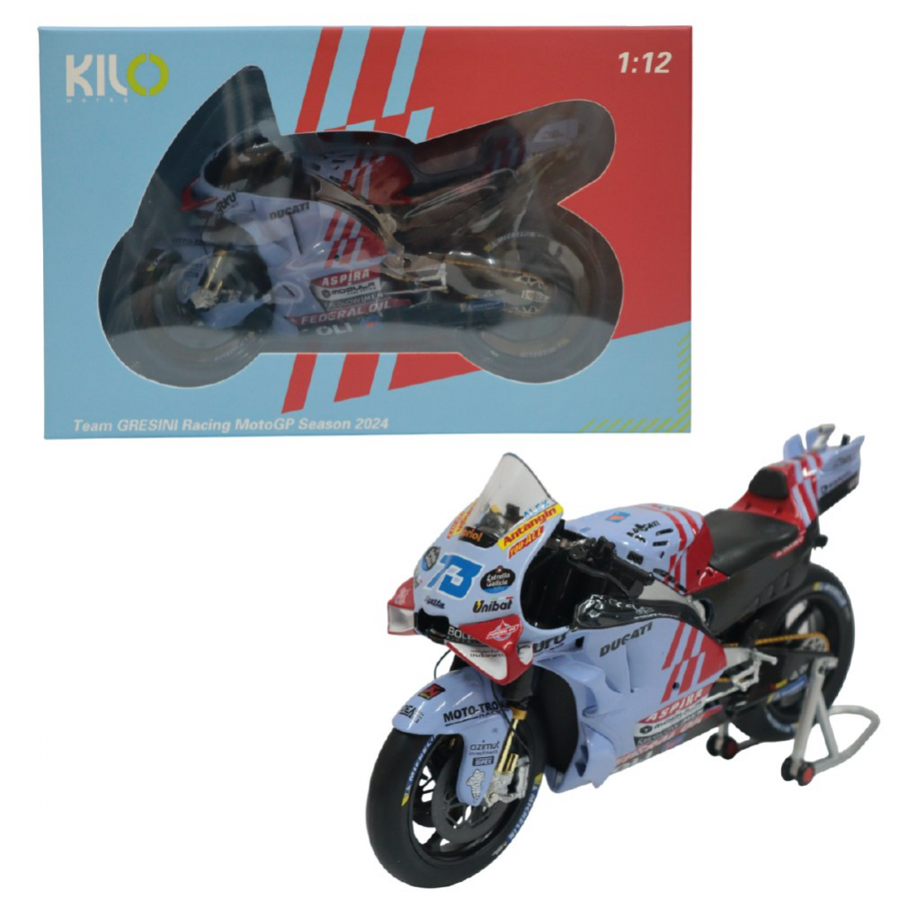 DIECAST 1/12 KILO GRESINI RACING 73 MOTOGP 2024 KLW0014-06