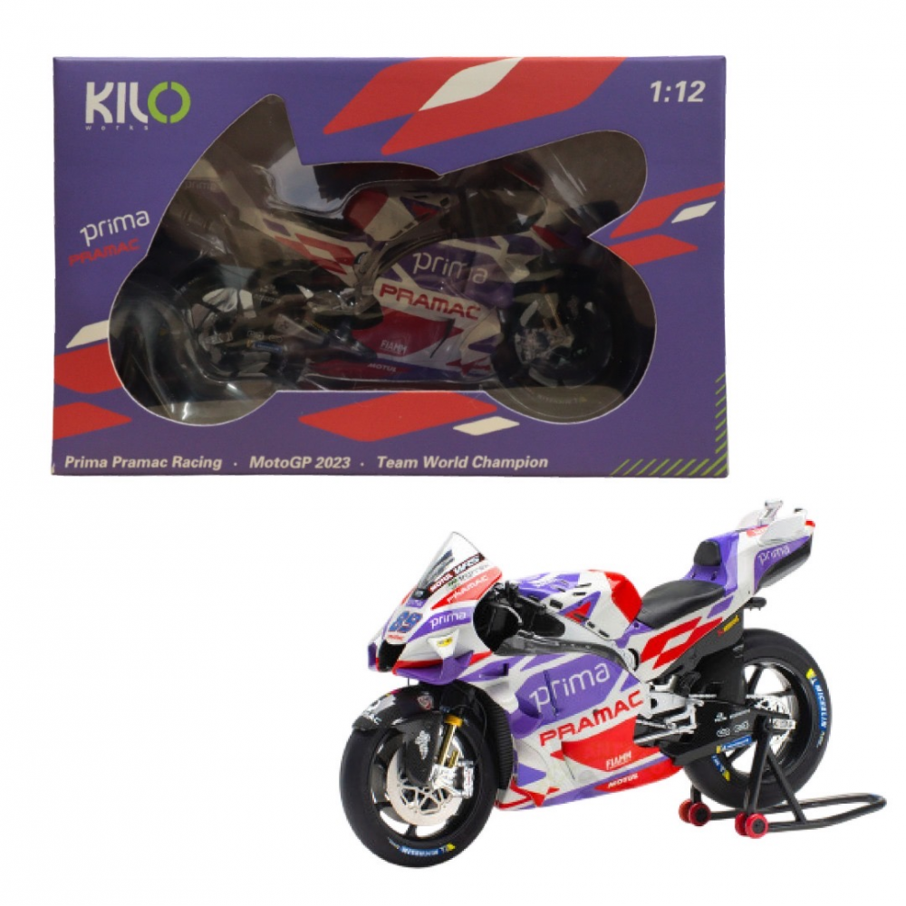 DIECAST 1/12 KILO PRIMA PRAMAC #89 FRANCO MORBIDELLI 2023 KLW0014-01